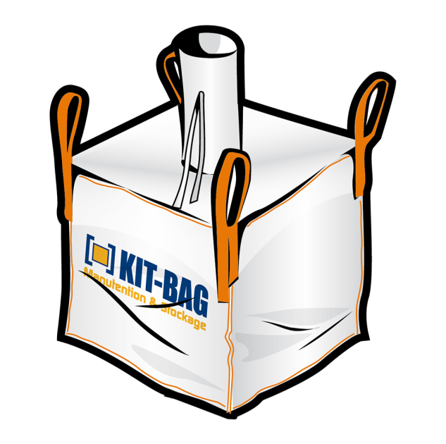 Palette 235 big-bag 91x91x120 toile laminée