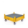 Mini support de filtration sur rétention 4 roulettes