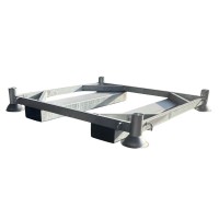 Embase fermée 1200mm avec tunnels de fourches