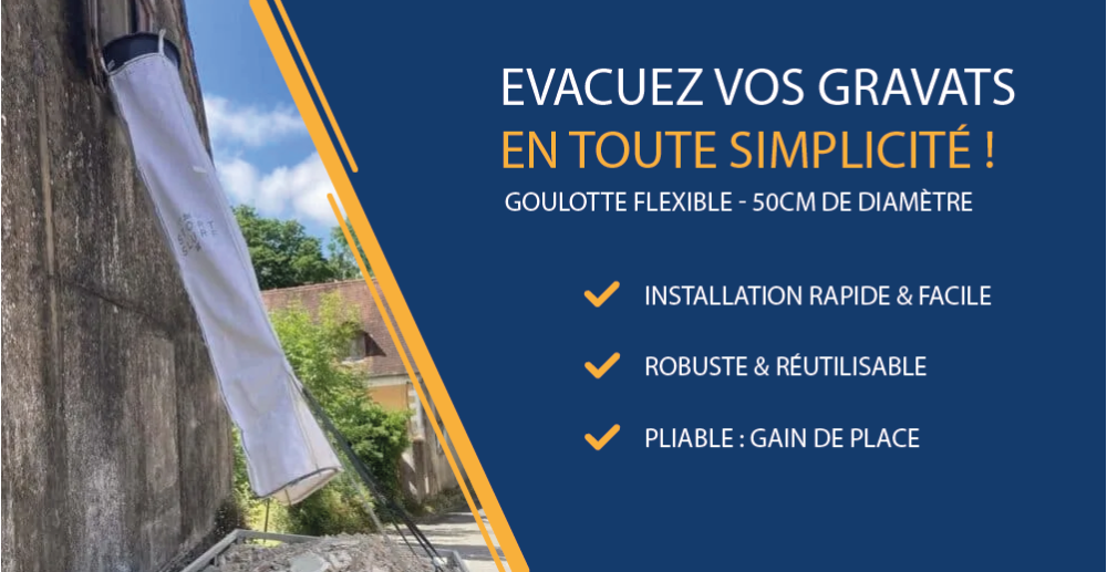 GOULOTTE A GRAVATS FLEXIBLE